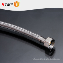 J16 ptfe hose braided with stainless steel Seeling hot factory price double lock stainless steel hydraulic hose 100r14